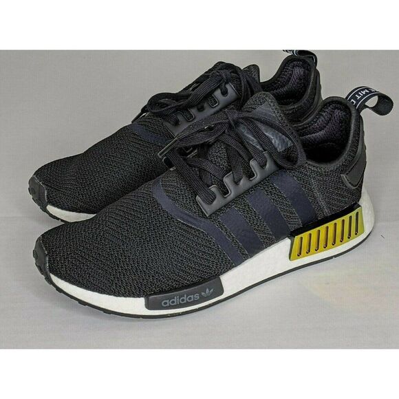 Adidas Women's 9.5B NMD R1W core Black Orchid tint sneakers - New - Picture 2 of 5